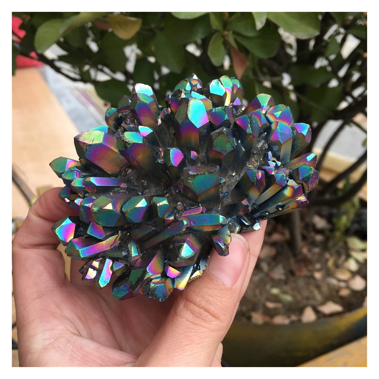 Amazon.co.jp: 天然水晶の原石 213 グラムナチュラルメタル