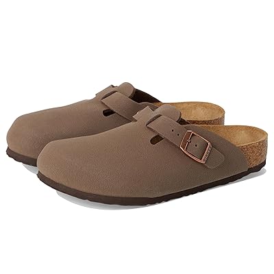 Birkenstock Kids Boston Birkibuc (Toddler/Little Kid/Big Kid) Kids Shoes Mocha