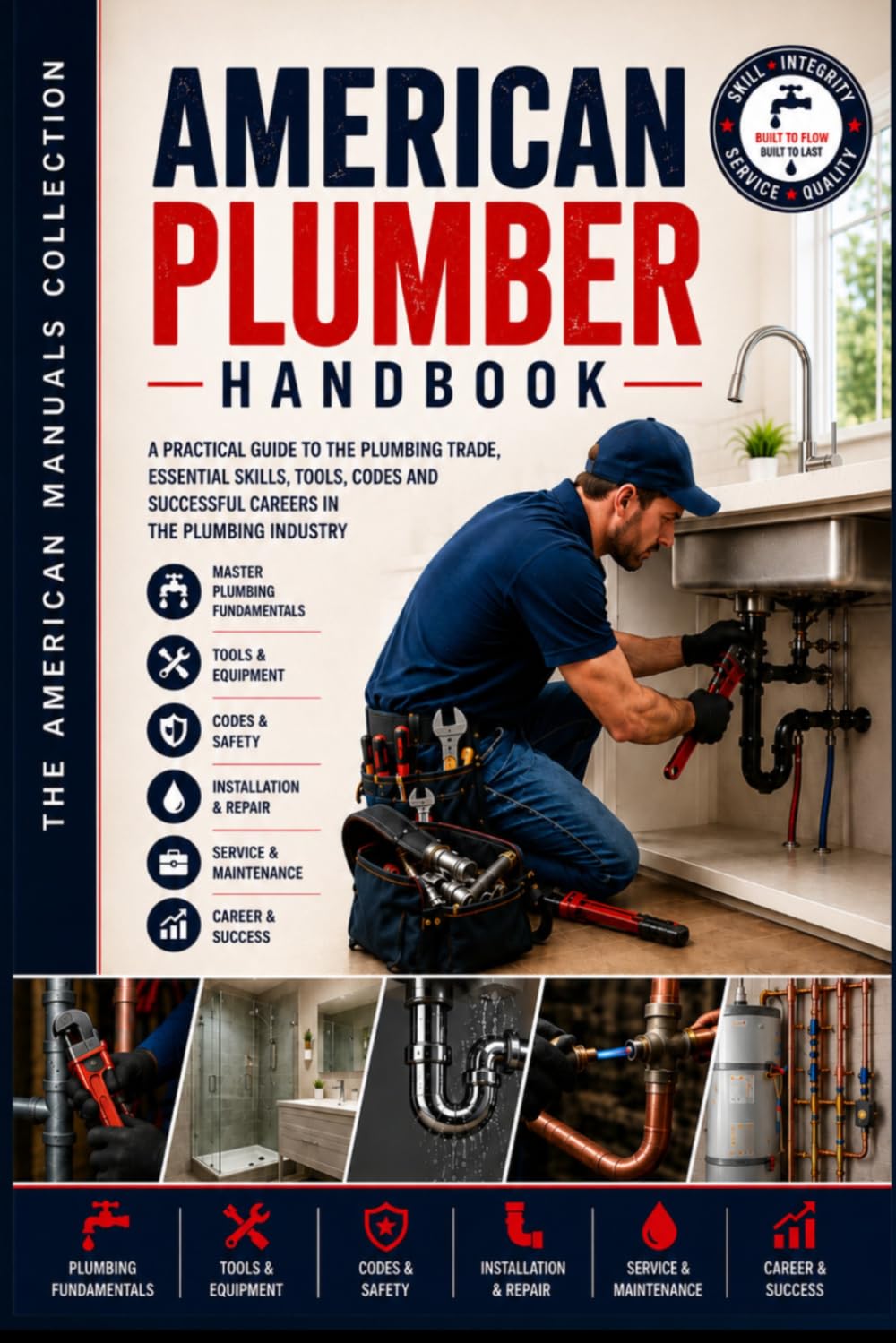 THE AMERICAN PLUMBER HANDBOOK: Master the American Plumbing Trade — From Apprentice to Business Owner (THE AMERICAN MANUALS COLLECTION)