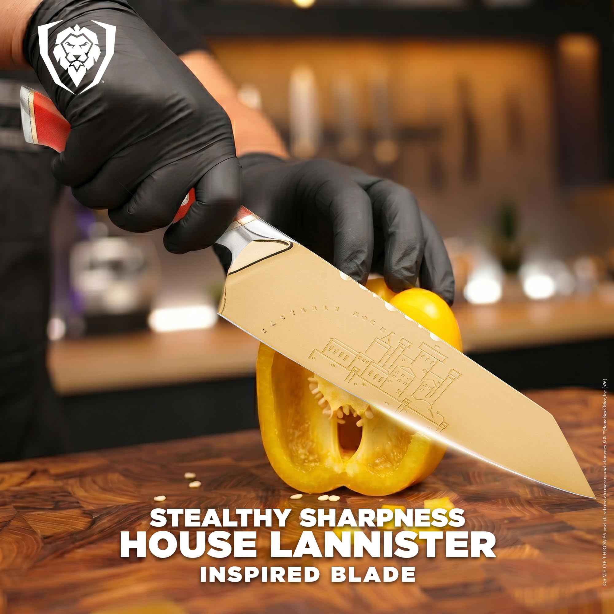 Dalstrong Game of Thrones Lannister 8" Chef Knife — Amazon image 2
