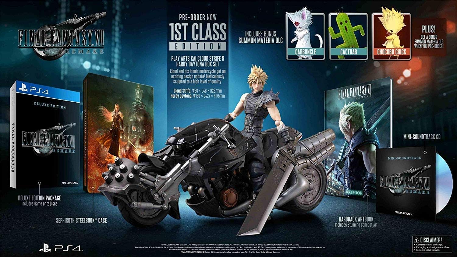FINAL FANTASY VII REMAKE - 1ST CLASS EDITION [PS4]
