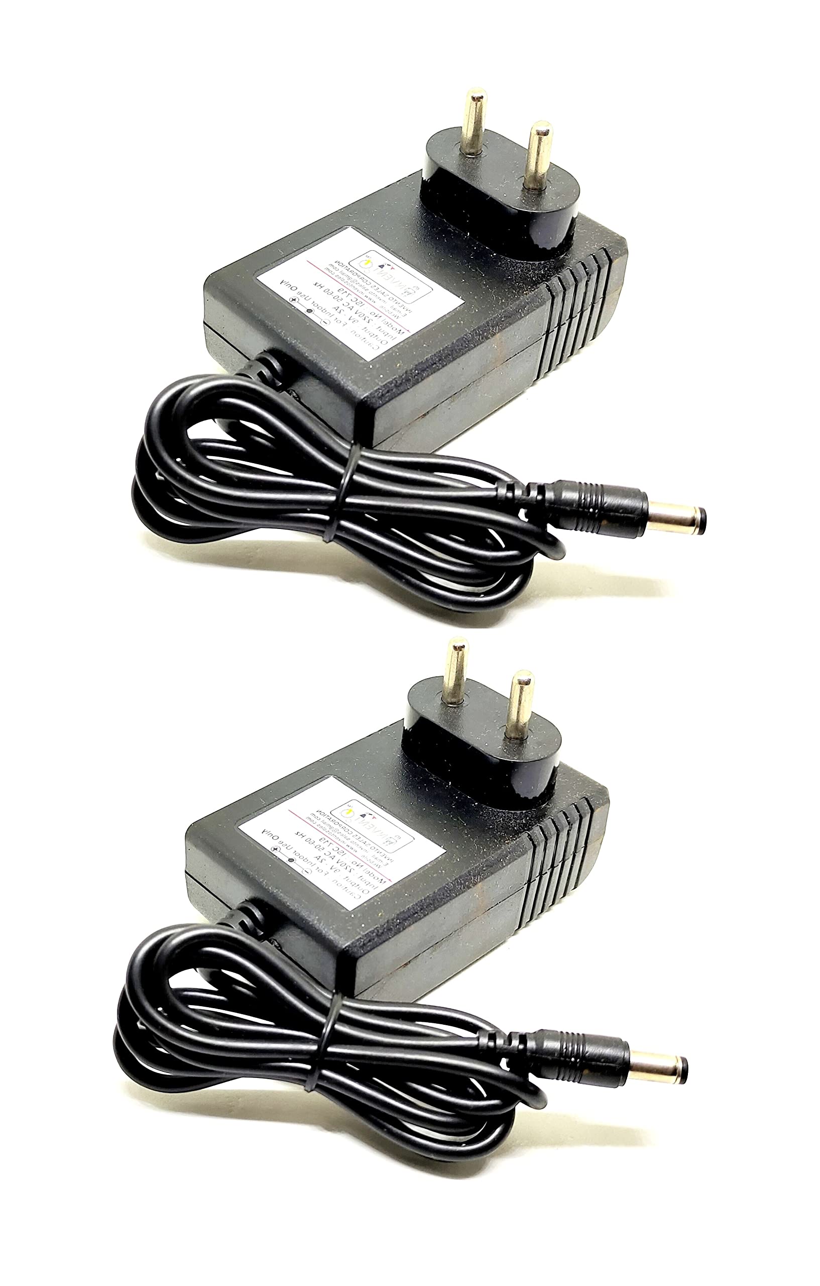 INVENTO 2Pcs 9V 2A 18 Watts DC Power supply DC Adaptor AC to DC Converter SMPS Power Converter For DIY-image-49