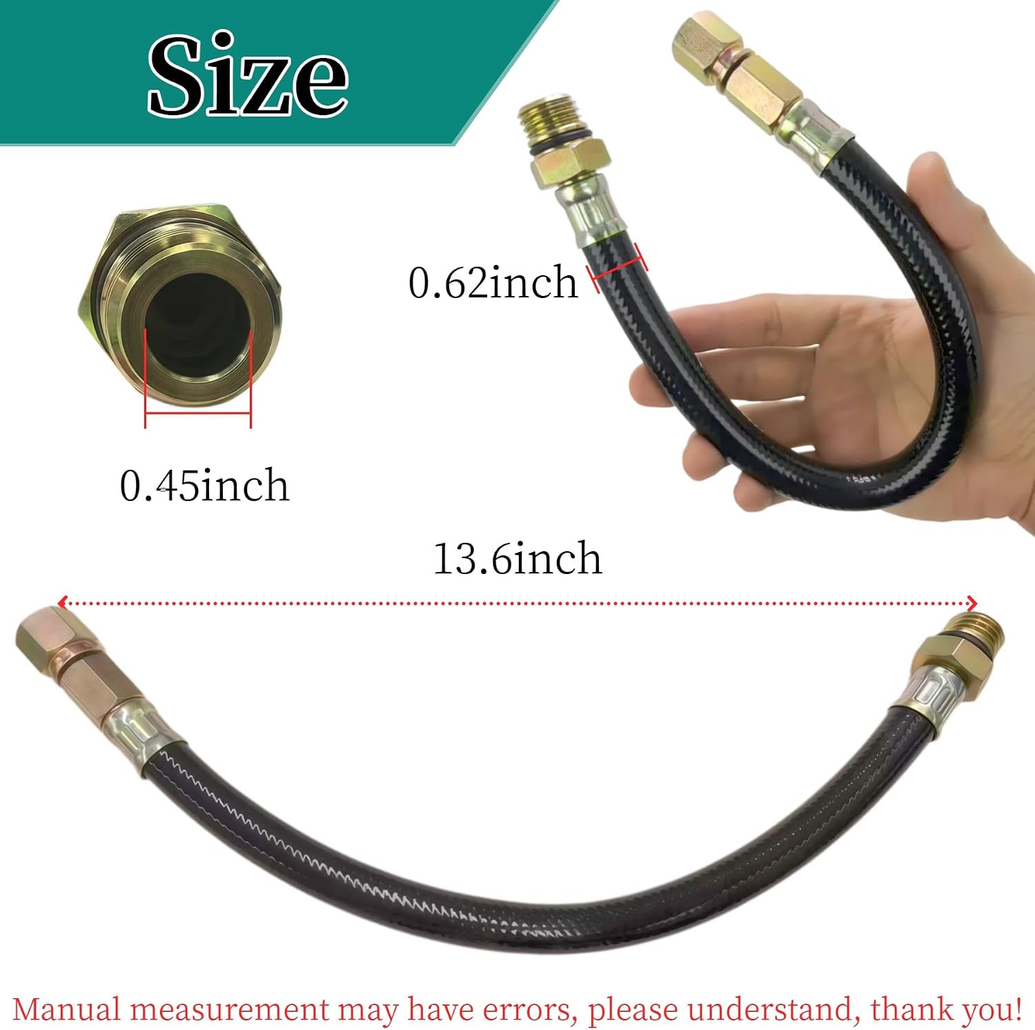 51044-0902 510440902 Engine Flex Oil Drain Hose for Kawasaki FR600V FR651V FR691V FR730V FX730V FJ180V FS730V FS541 FH721V FH601V FH641V FH661V FH680V for Kubota Z412 Z122R for Toro MX5060 FX730V