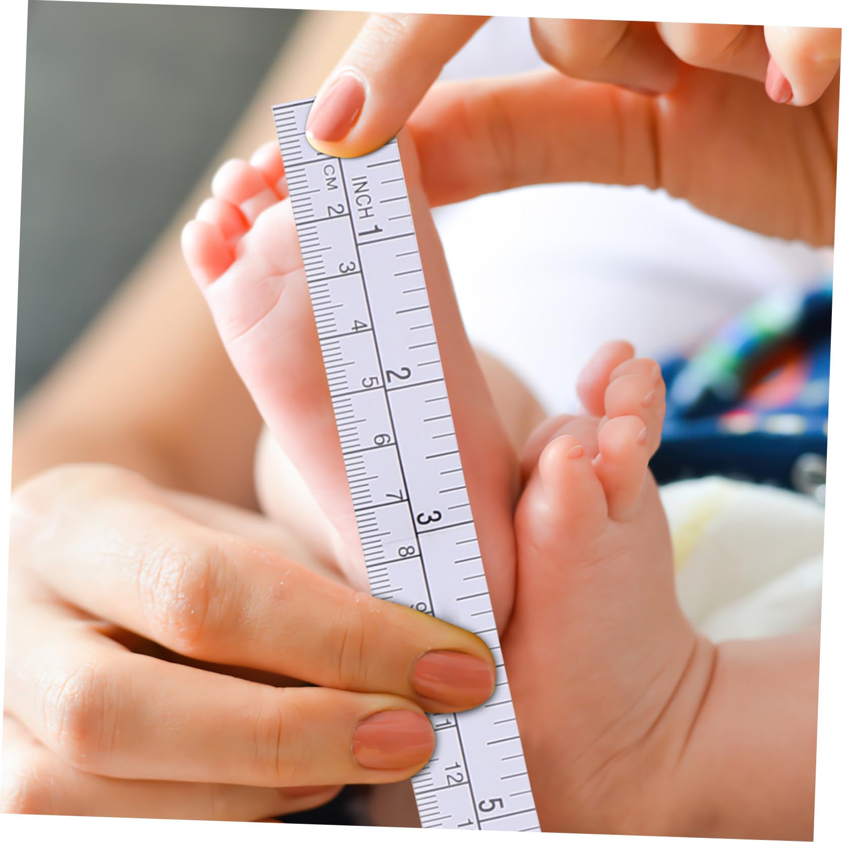 Hemobllo 25piezas Regla De Papel Graduada Cinta Métrica Desechable Para Heridas Cinta Métrica Blanda Para Manualidades y Diseño De Ropa