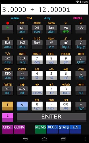 A Scientific and Financial RPN Calculator (HP-12C & HP-15C likewise)