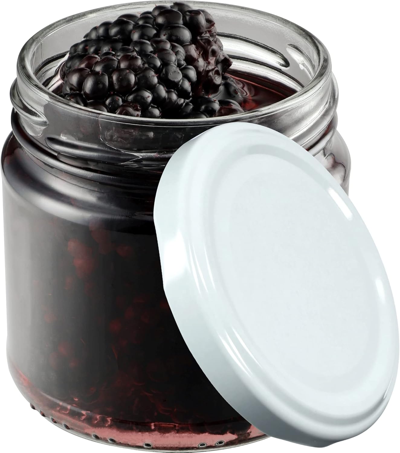 KADAX Kleine inmaakpotten 200 ml jampotten fi66 mm mini-glazen voor