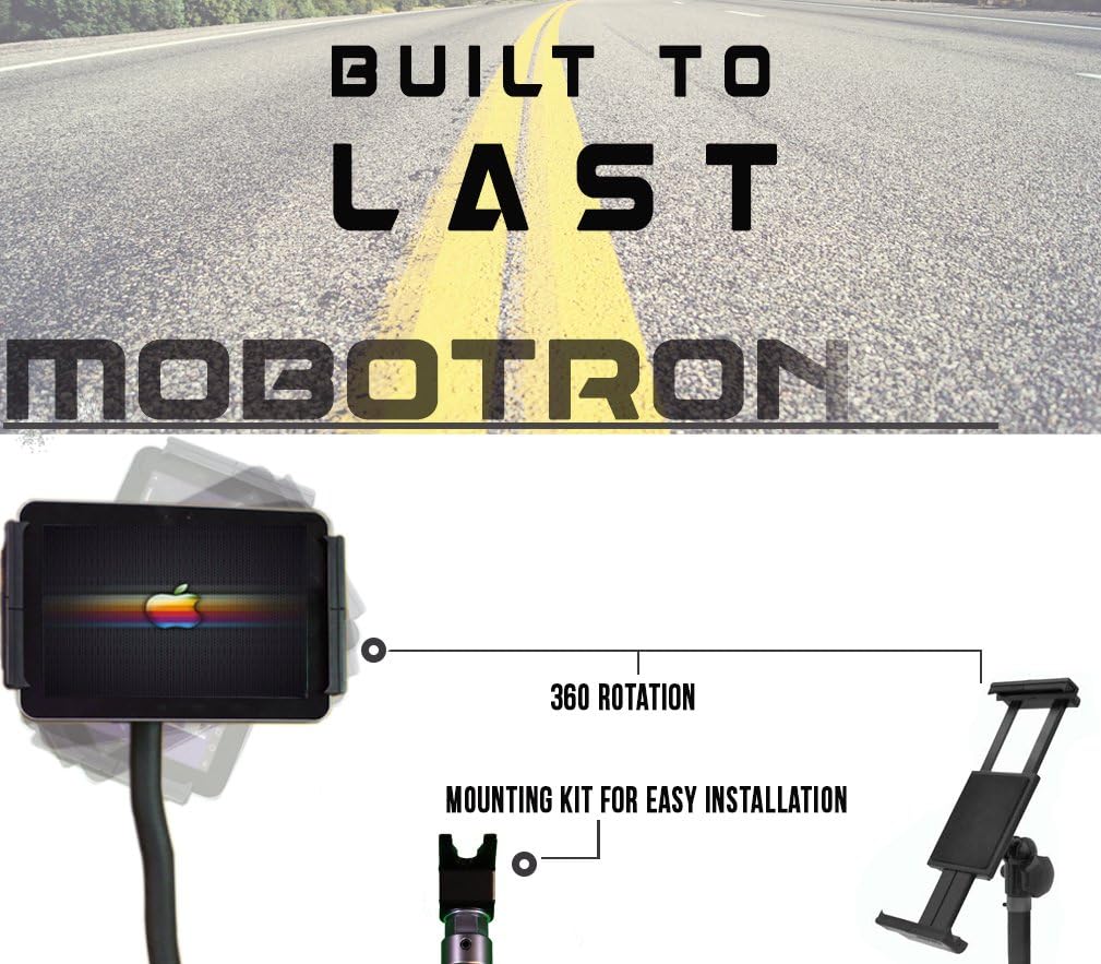 Mobotron Tablet Seatbolt Mount for 5"-12" Smart Phones & Tablets