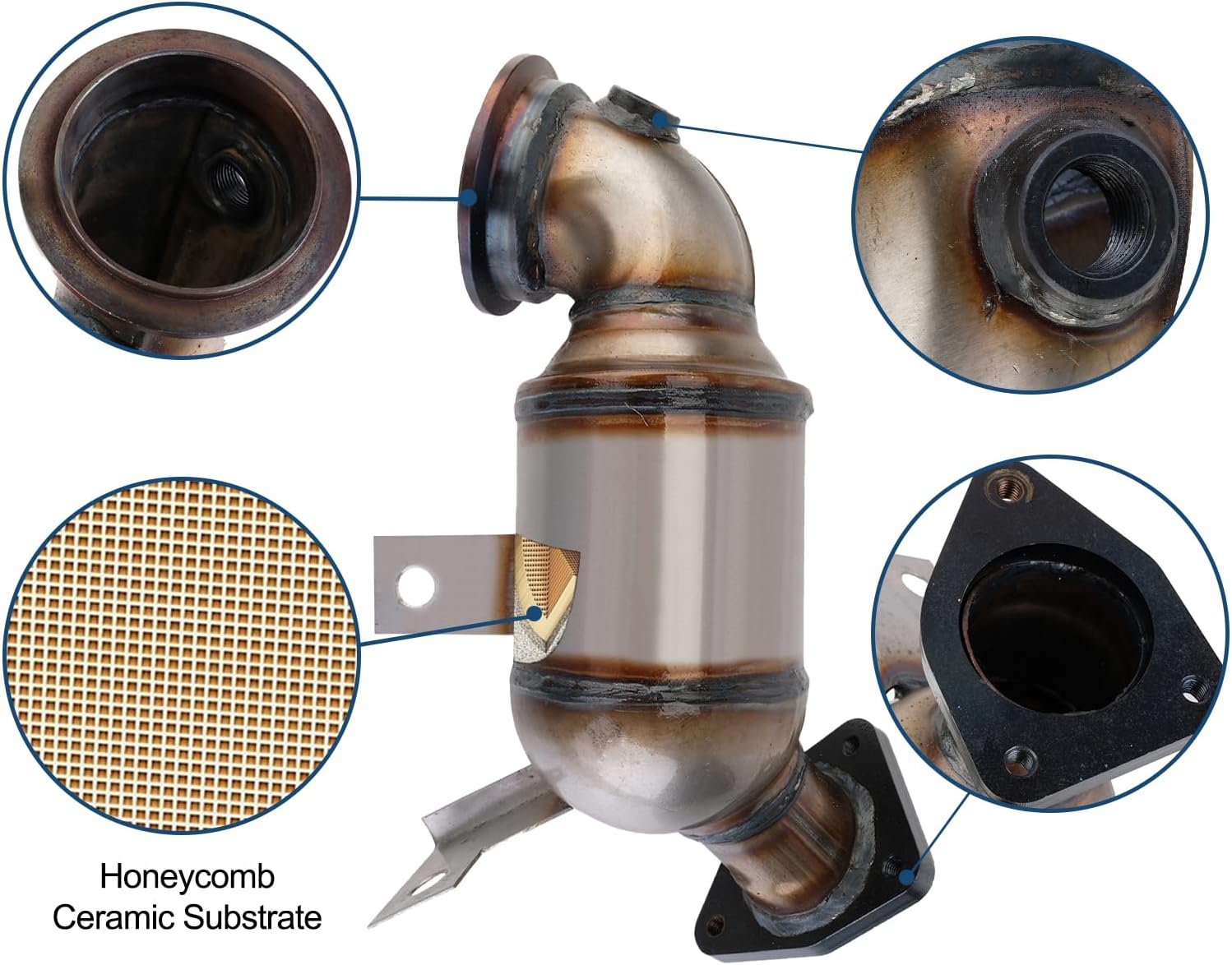 Catalytic Converter Replaces 674-854 Compatible with Chevy Cruze 2011-2016 Sonic 2012-2020 Trax 2015-2021 Replacement for Buick Encore 2013-2021