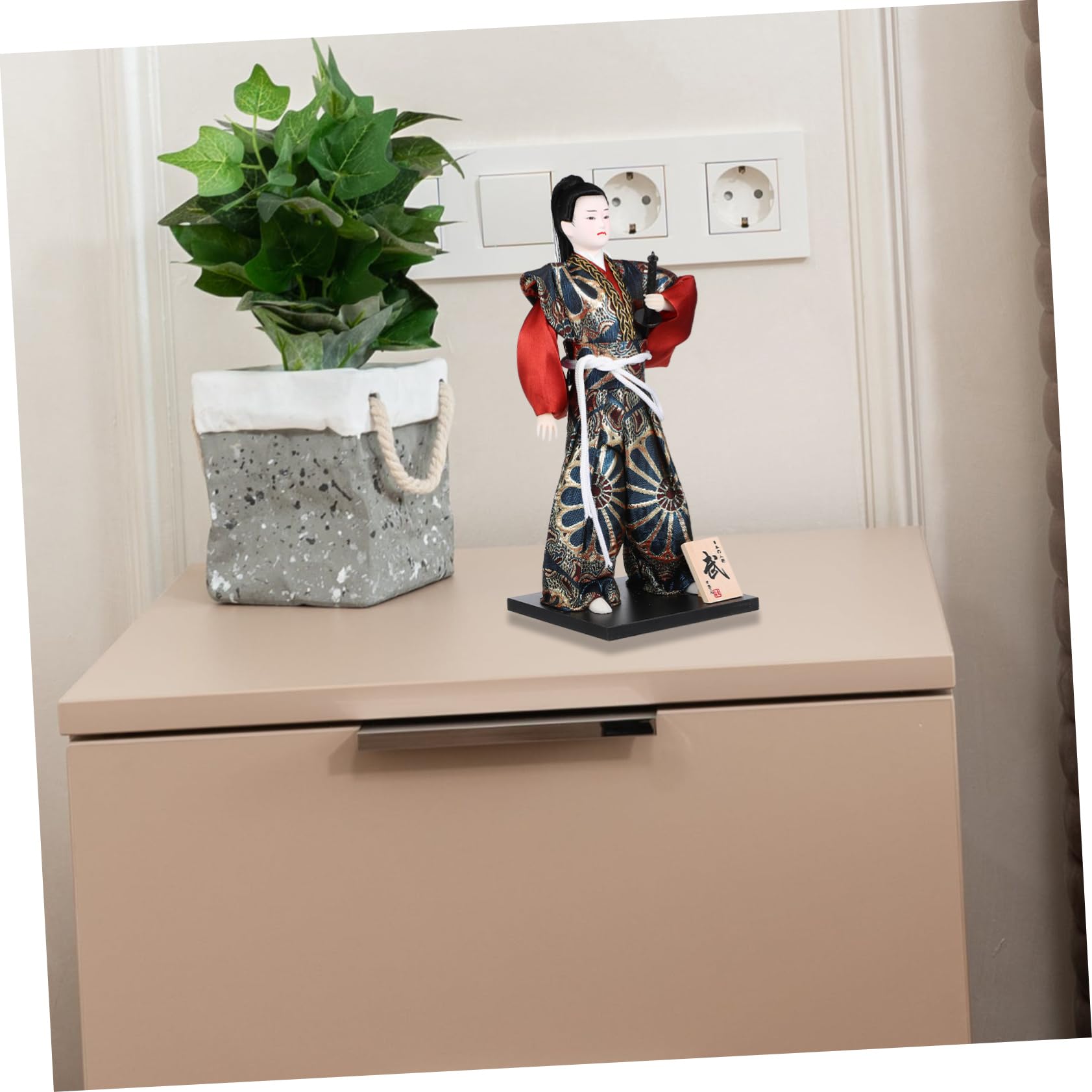 Muñeca Samurái Japonesa De Estatua De Guerrero Samurái para Coleccionista Figura De Acción para Escritorio o Decoración De Interiores