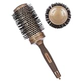 PONIK’S PROFESSIONAL Okrągła szczotka duża XXL 53 mm, Blowout Brush ceramiczna jonowa technologia nano, szczotka do objętości dla połysku, okrągła szczotka do włosów, okrągła szczotka do włosów z