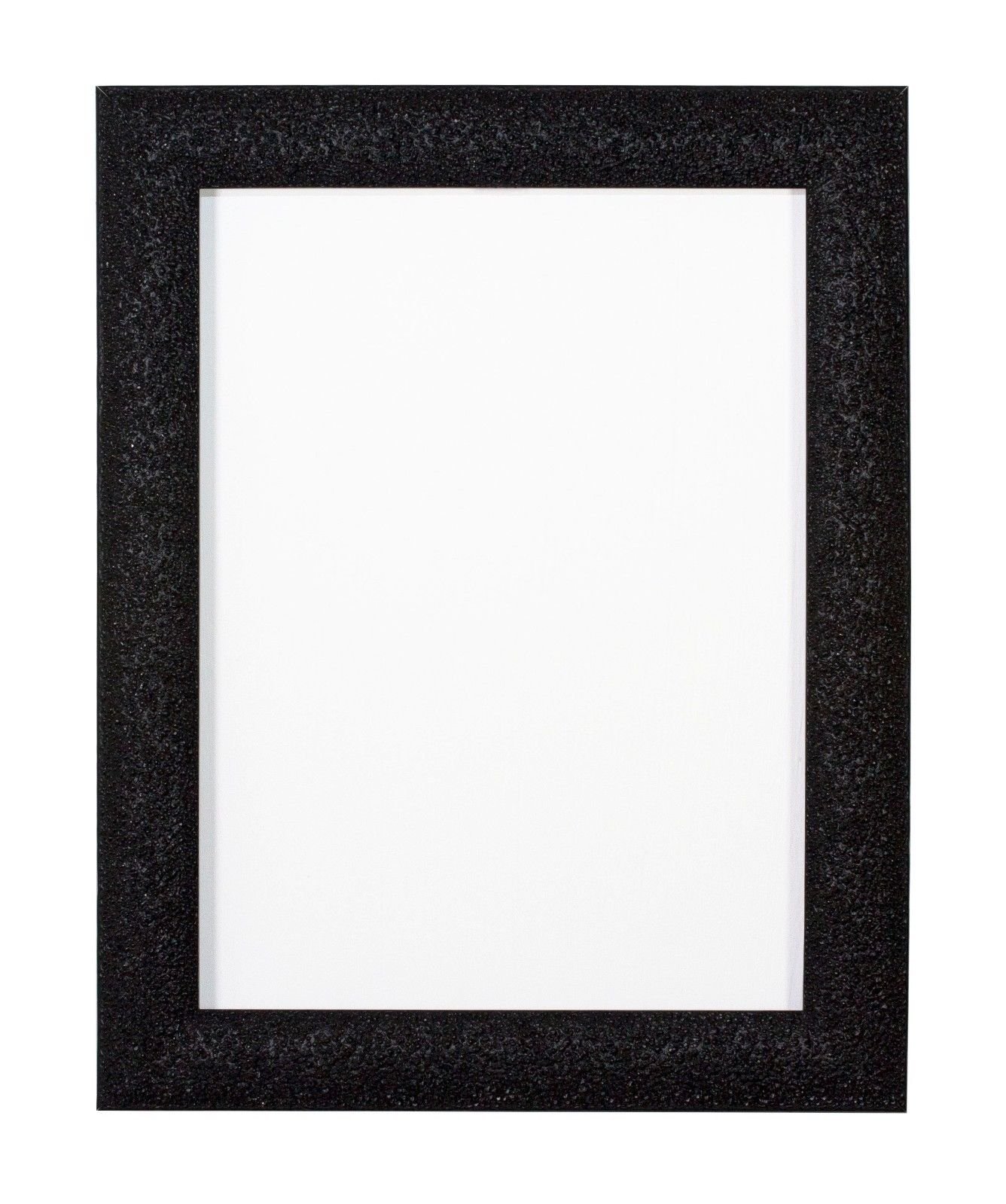 Instagram Square Stardust Picture/Photo/Poster Frame - Moulding 24mm Wide and 12mm Deep - With a High Clarity Styrene Shatterproof Perspex Sheet - Black Colour Frame - Size 8" x 8"