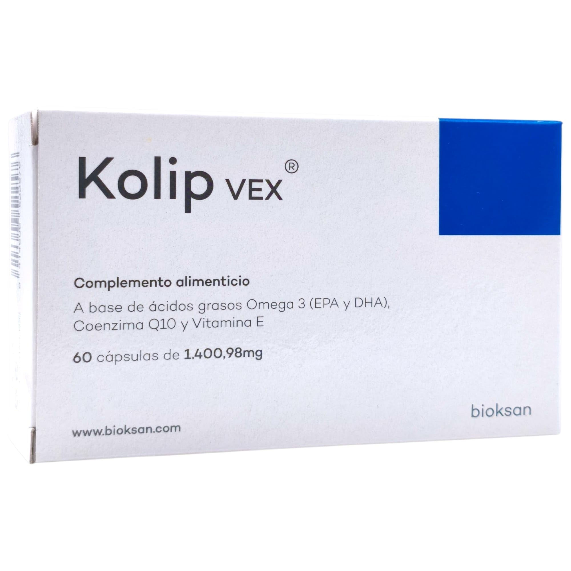 Bioksan Kolip VEX 30 Cápsulas - Suplemento para Gases, Hinchazón Abdominal y Digestiones Pesadas - Con Probióticos, Enzimas Digestivas y Extractos Naturales - Bienestar Intestinal