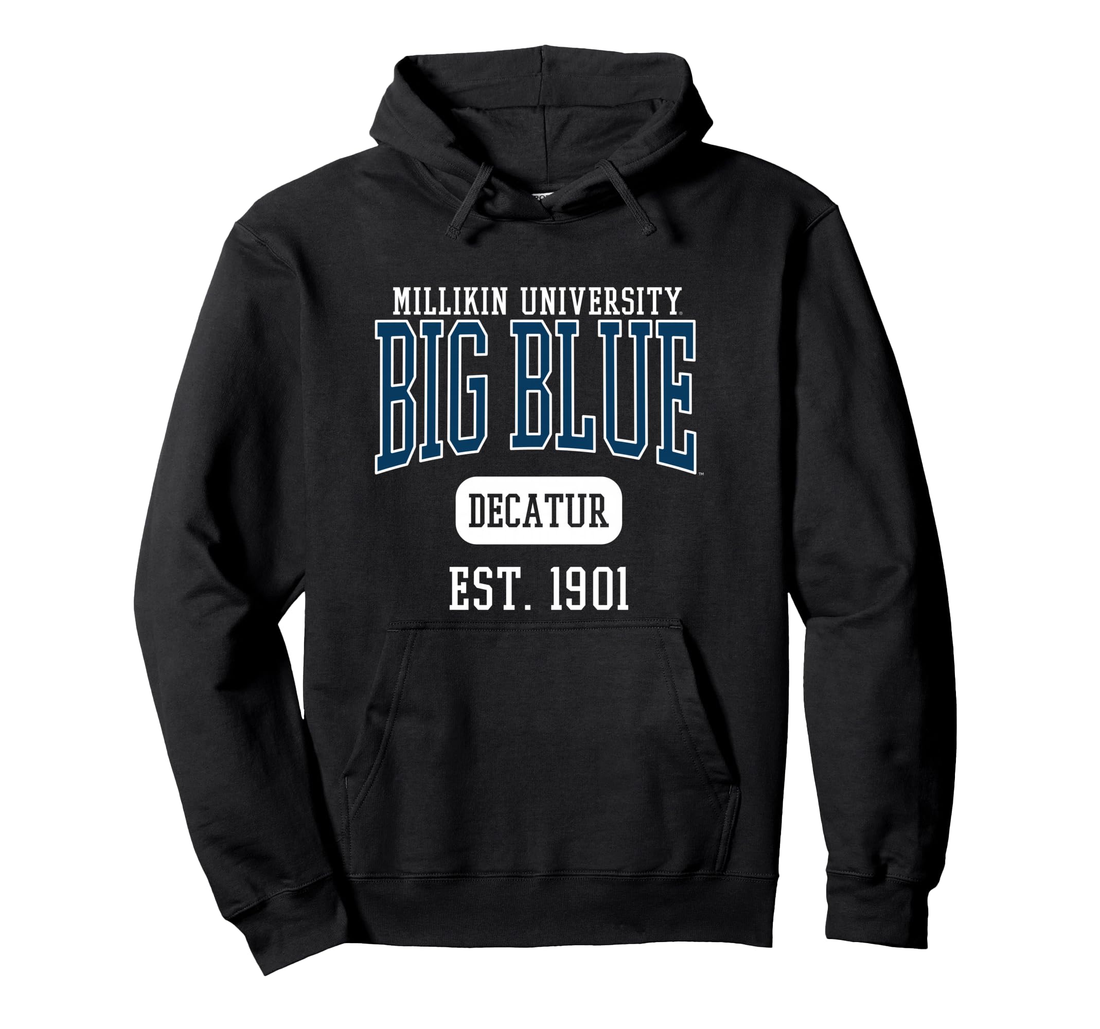 Millikin University Big Blue Est. Date Pullover Hoodie