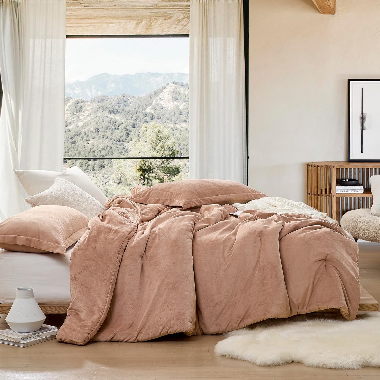 Byourbed Softer Than Soft - Coma Inducer® Oversized Twin Comforter Set - Cork