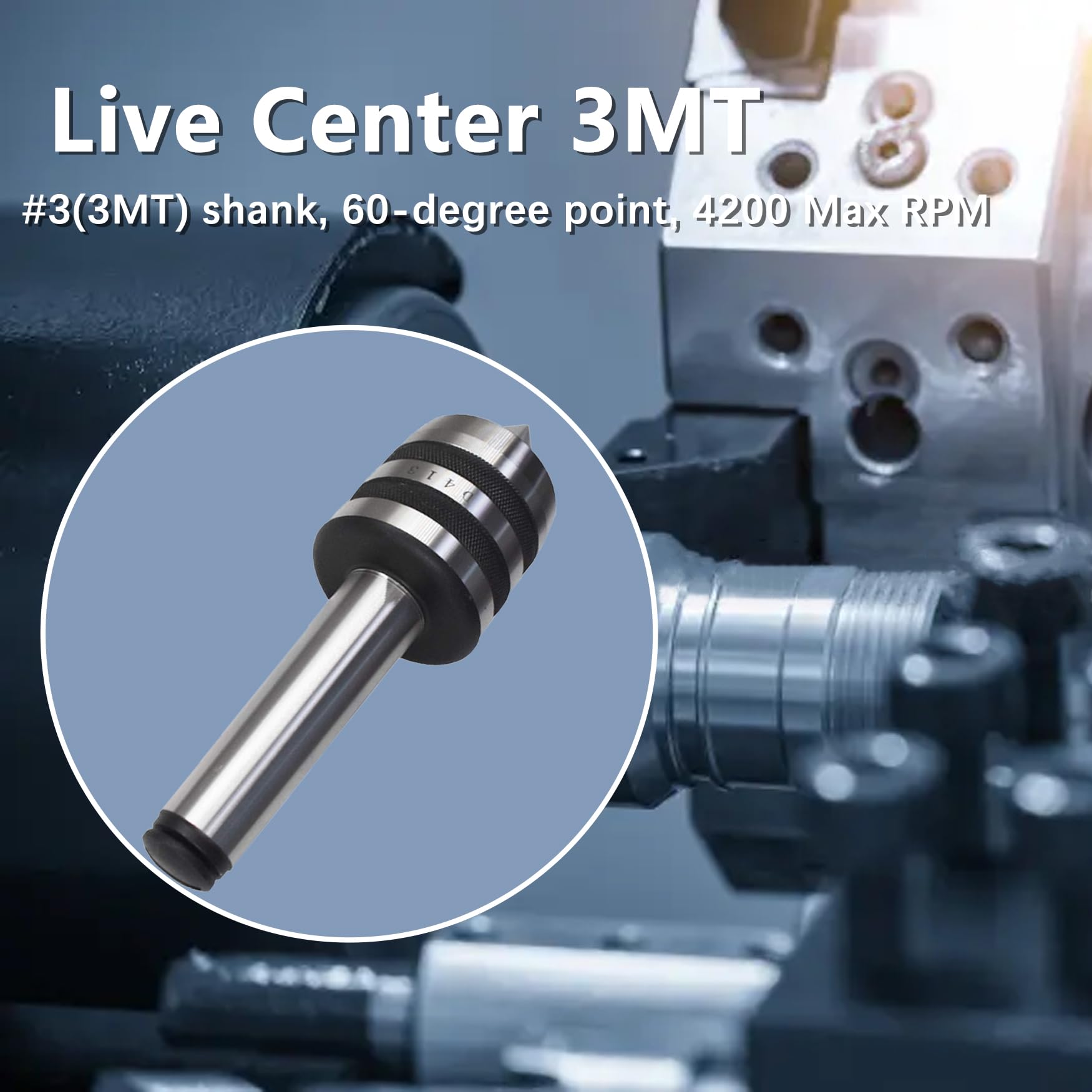 WFLNHB MT3 Live Center - High Precision Lathe Tool -4