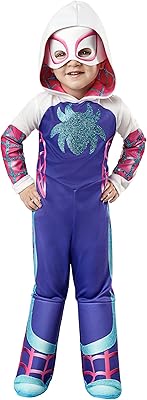Rubies II Toddler Marvel: Spidey and His Amazing Friends Ghost Spider Deluxe Costume, As Shown, 3T4T