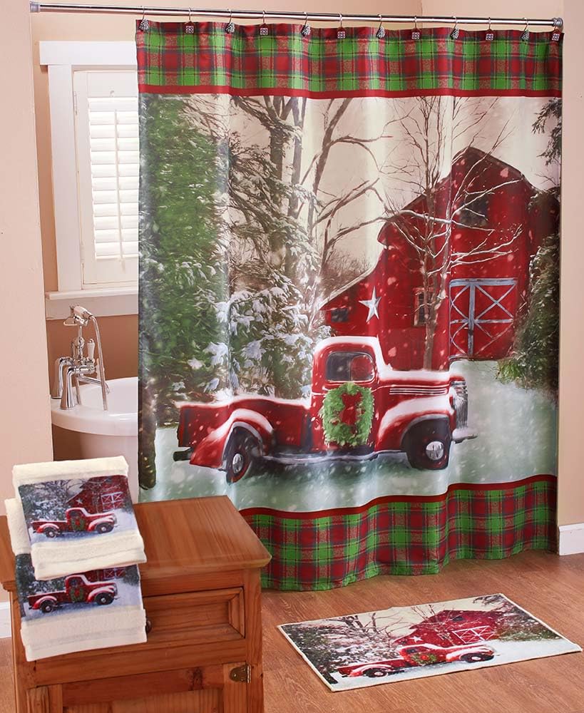 Home for The Holidays Bathroom Collection - Shower Curtain