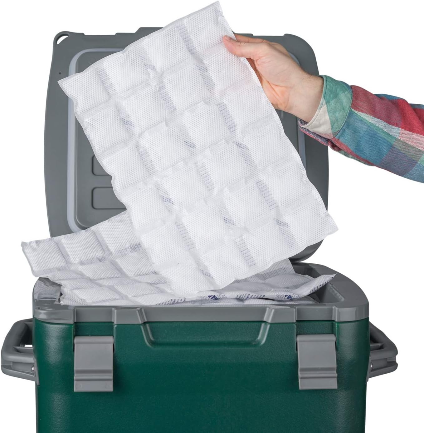 ThermaFreeze and Cryosheet Reusable Ice Pack Sheets for Coolers, Long Lasting Ice Packs for Coolers, XL 9.5x16” 4x6 Cells, Lunch Box Reusable Ice Sheets