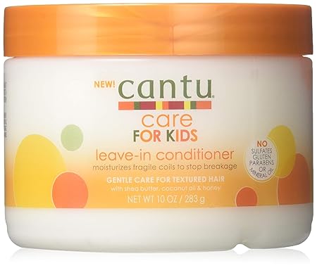 Cantu Care For Kids Leave-In Conditioner 10oz Jar (2 Pack)