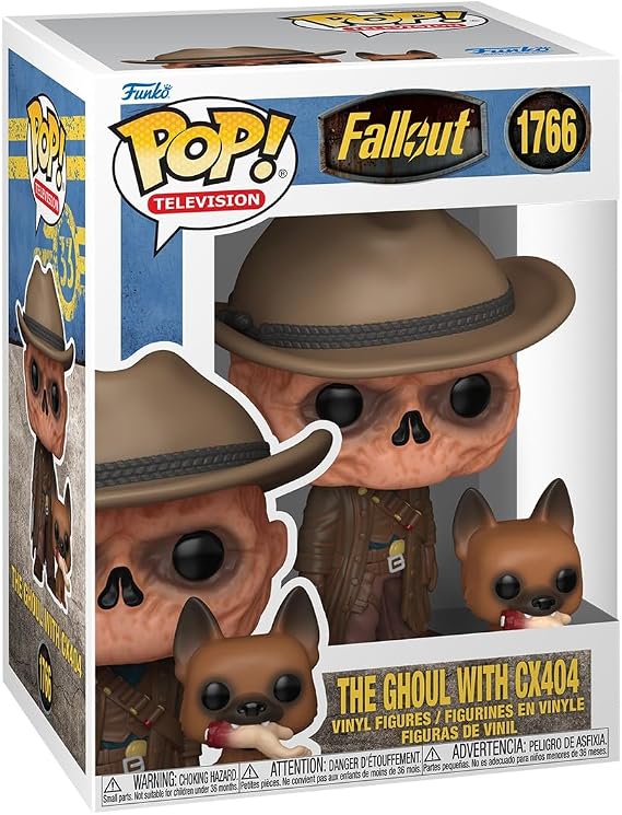 Funko POP! & Buddy: Fallout (TV) - Ghoul & CX404 | Official Sci-Fi Merch - Collectable Vinyl Figurine for Shelf Display - Birthday Gift Idea for Fans and Collectors