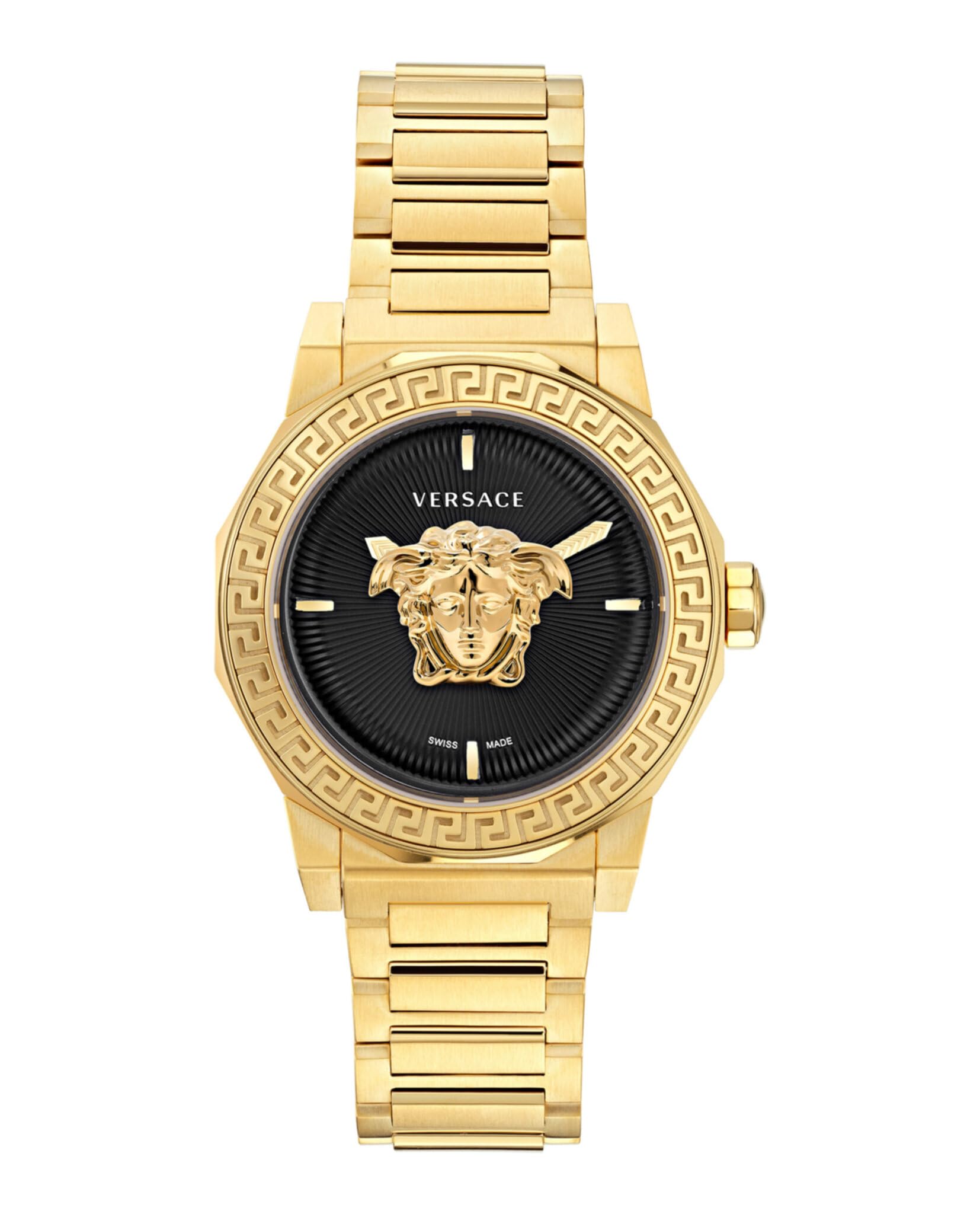 Versace 88876091 Women's Watch Analogue Quartz One Size, Gold
