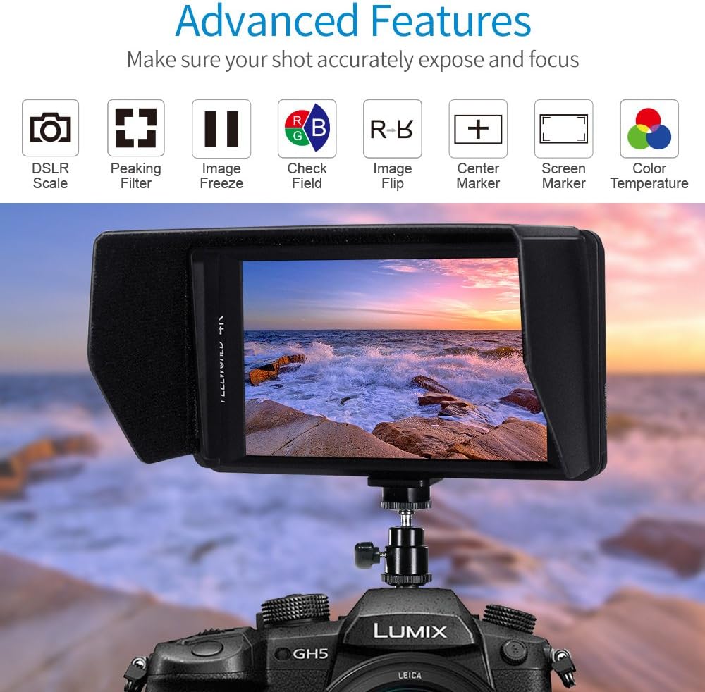 🔥 Hоt Dеаlѕ FEELWORLD FW450 4.5 Inch DSLR On Camera Field Monitor 4K HDMI Input Output Small HD Focus 1280x800 Ultra Lightweight Video Assist