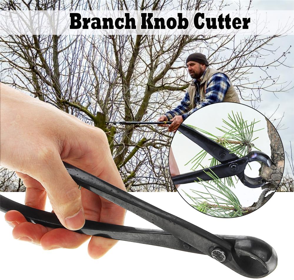 210mm Knob Cutter Beginner Bonsai Tools Concave Cutter Round Edge Cutter