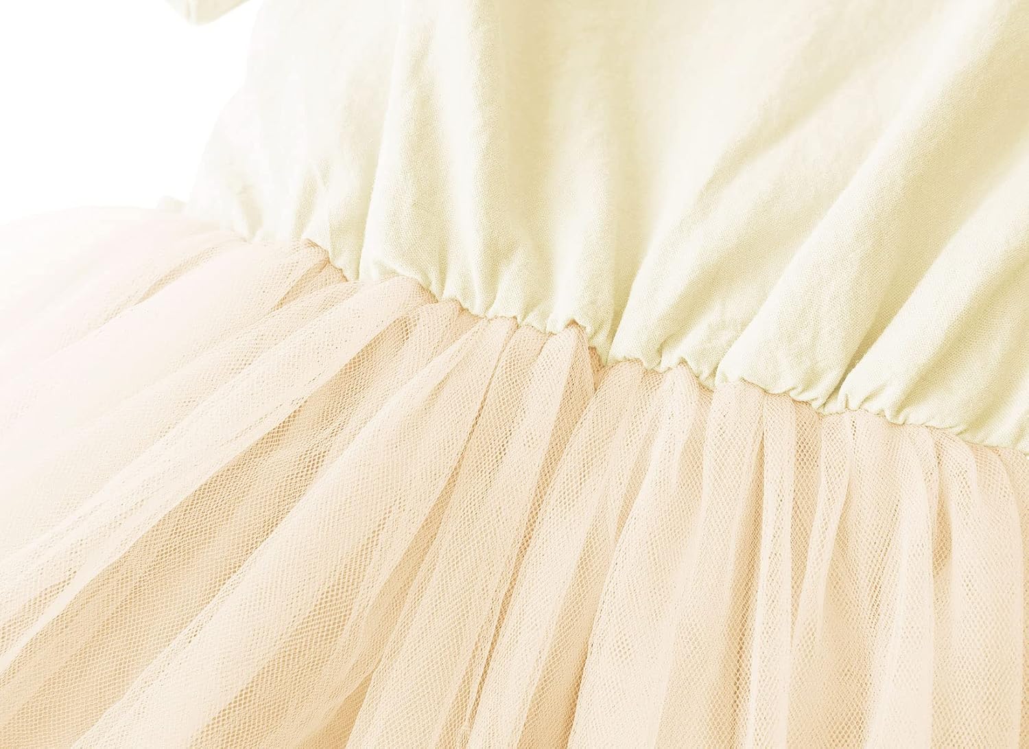 Toddler Baby Girl Tutu Tulle Dress Cotton Linen Ruffle Back Bowknot Princess Party Dresses - Image 7