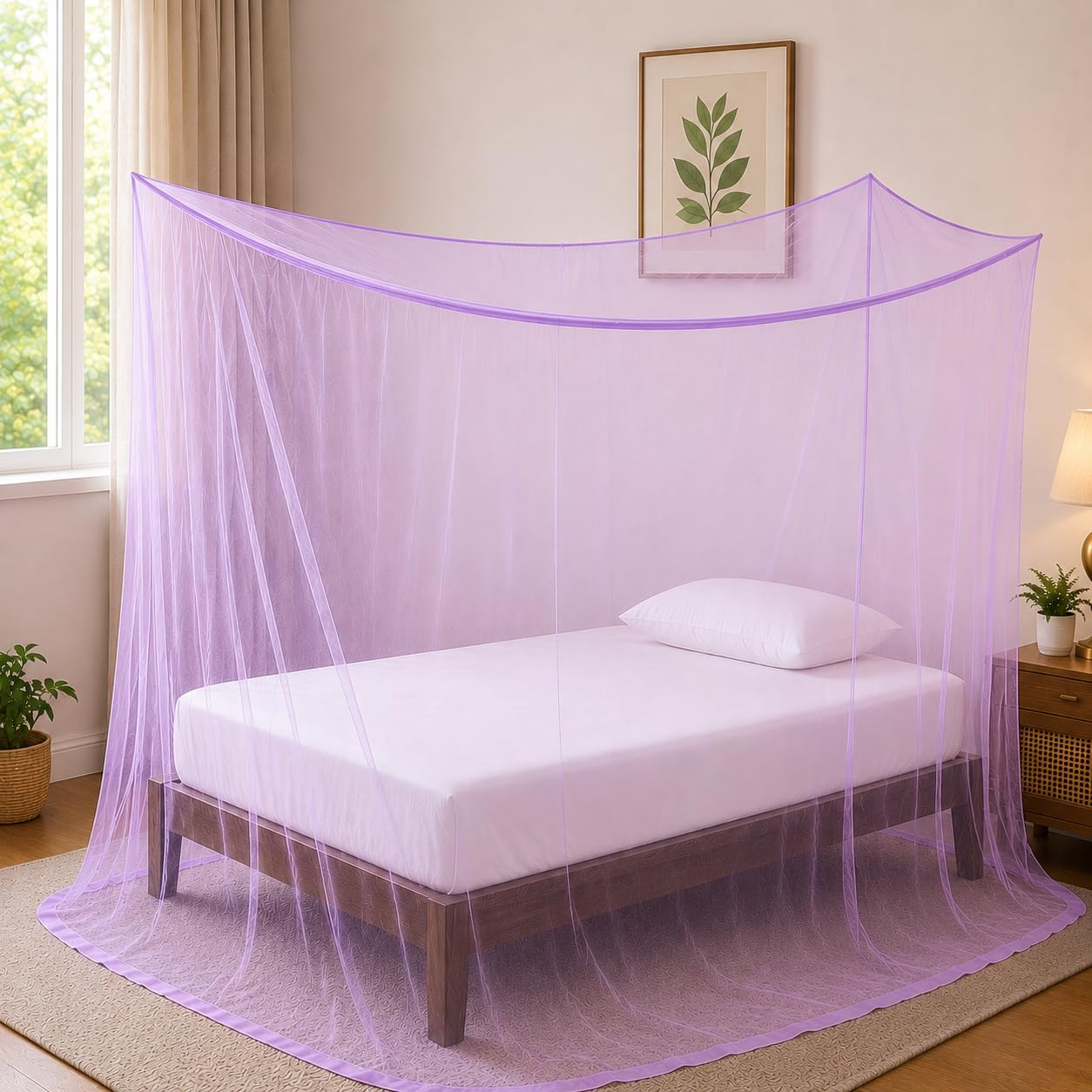 Divayanshi Mosquito Net - King Size, Portable & Breathable -22