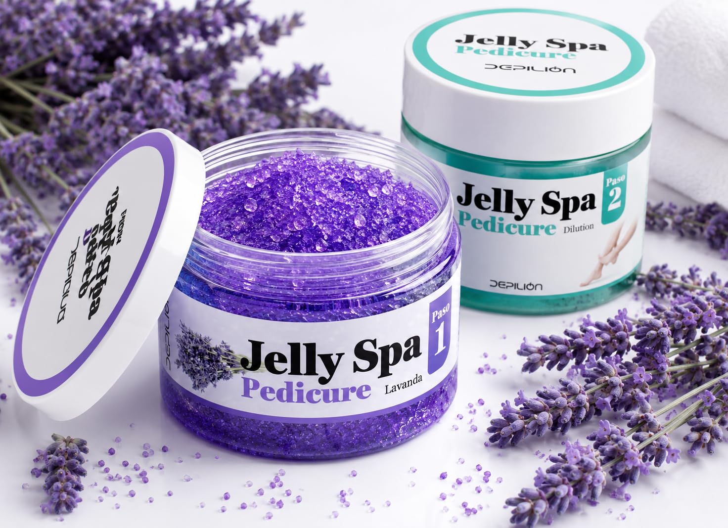 Depilion Pack Jelly Spa Pedicure Lavanda 350g 650g