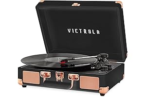Victrola Vintage 3-Speed Bluetooth Record Player: The Perfect Blend of Nostalgia and Modernity