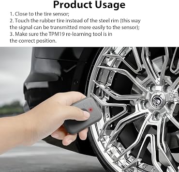 TPMS-19 Reset Sensor Tool,Tire Pressure Reset Device Automotive System Tool