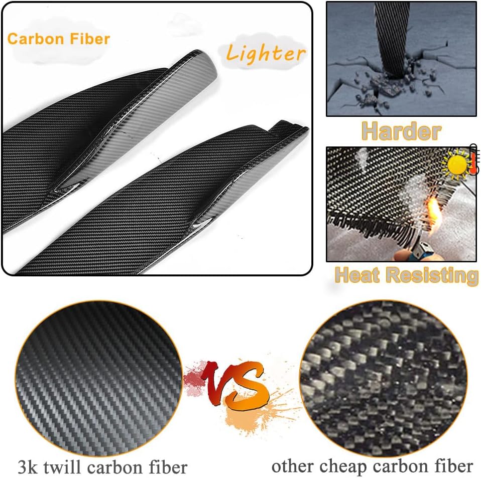 Carbon Fiber Side Skirts Extension Compatible with Jaguar F-Type 2-Door 2015-2017 Under Door Rocker Panels Valance Extension Lip Factory Outlet