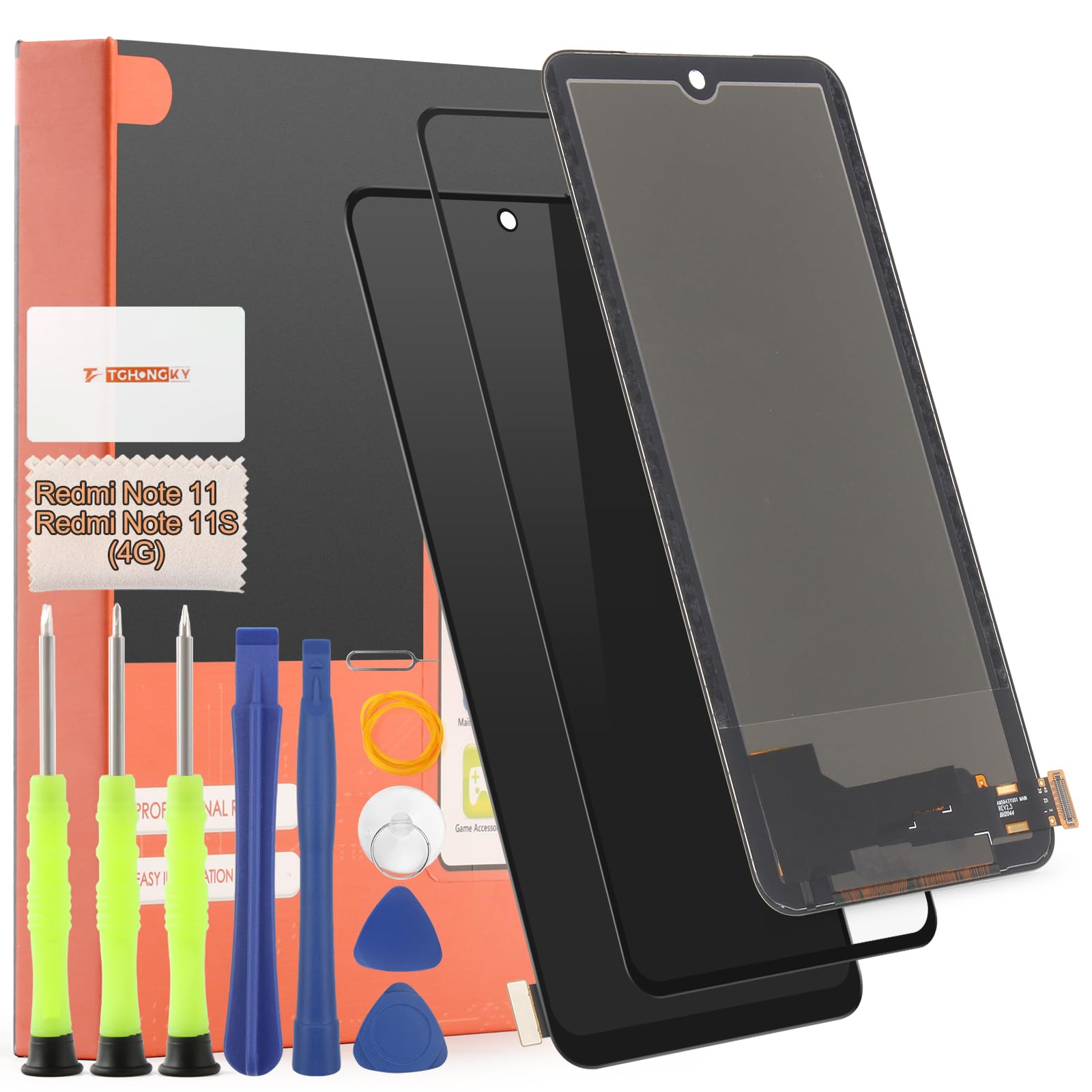 Display Xiaomi Redmi Note 11S 6,43" | Schermo LCD Con Touch | Nero Con Cornice - Foto 8