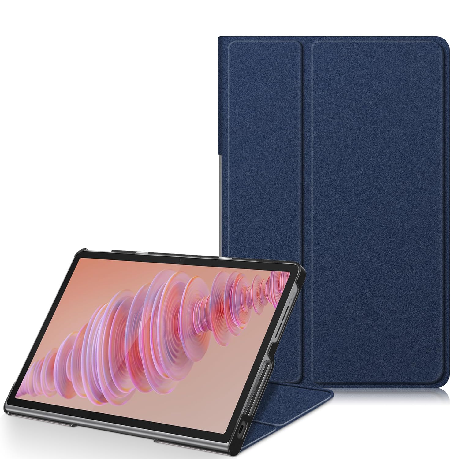 Xuanbeier Case Compatible with Lenovo Tab Plus (TB351FU) 11.5 inch 2024 Cover,Slim Stand Back Shell Protective Smart Cover with Auto Wake/Sleep
