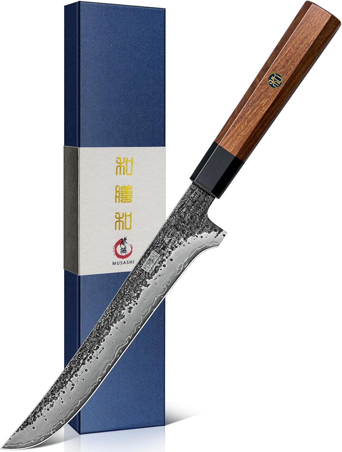 HOSHANHO 3 Packs Acacia Wood Cutting Board Set, Extra Large Cutting Boards for Kitchen Meal Prep & HOSHANHO Fillet Knife 7 Inch, Super Sharp Japanese Boning Knife in High Carbon Steel