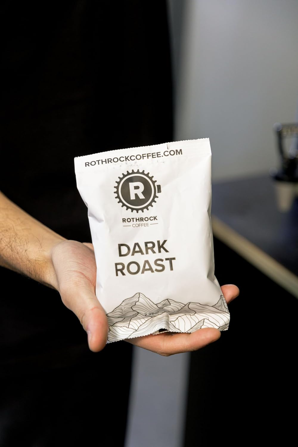 Rothrock Coffee - Dark Roast - Pre-Ground Fractional Coffee - 2.25 Ounce, 36 Count