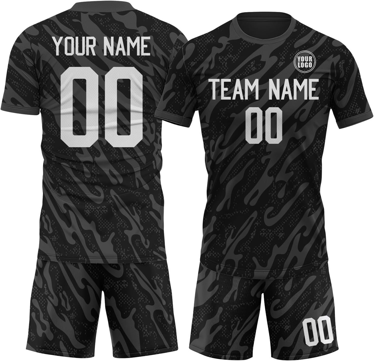 Custom Soccer Jersey Men Women Youth Boys Kids, Athletic Shirts with Name Number Logo Goalie Jersey Camisetas de Futbol Set