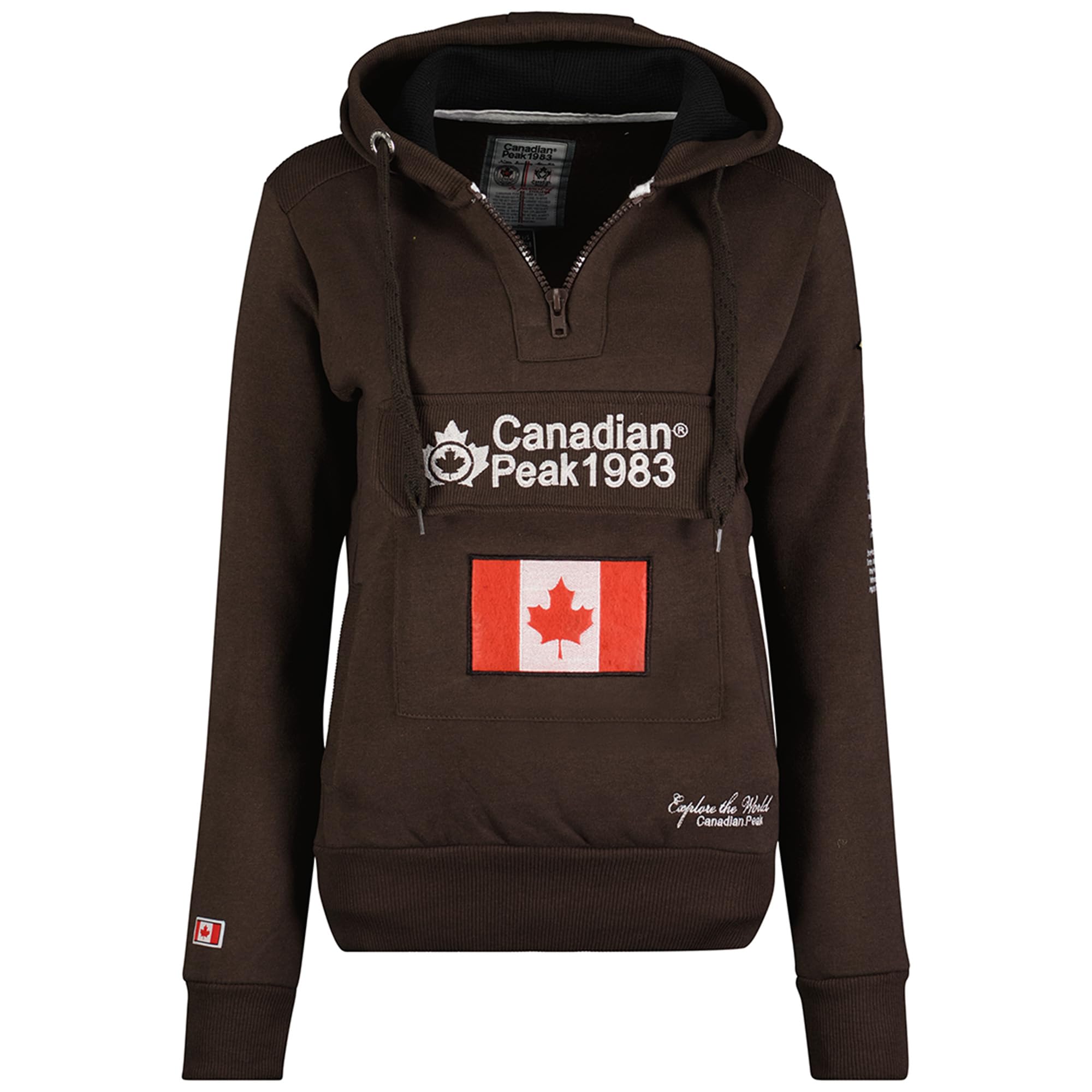 Canadian Peak Gyrelle_Lady - damska bluza z kapturem z zamkiem błyskawicznym - bluza z długim rękawem ciepła bluza z kapturem - damska wiosna, lato, jesień, zima sezon