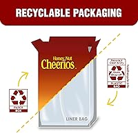 Vista 9 de Cereales para desayuno con avena Cheerios Honey Nut, sin gluten, 18.8 onzas