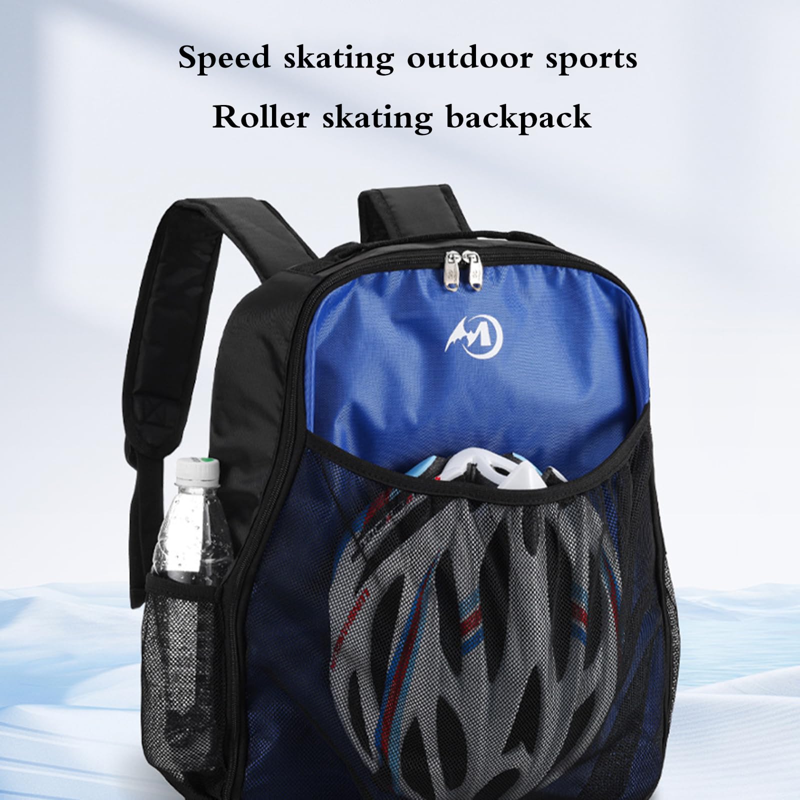 Mochila Patines Hielo Línea Ruedas Grandes Espacios Fácil Llevar Mujeres Hombres Niños