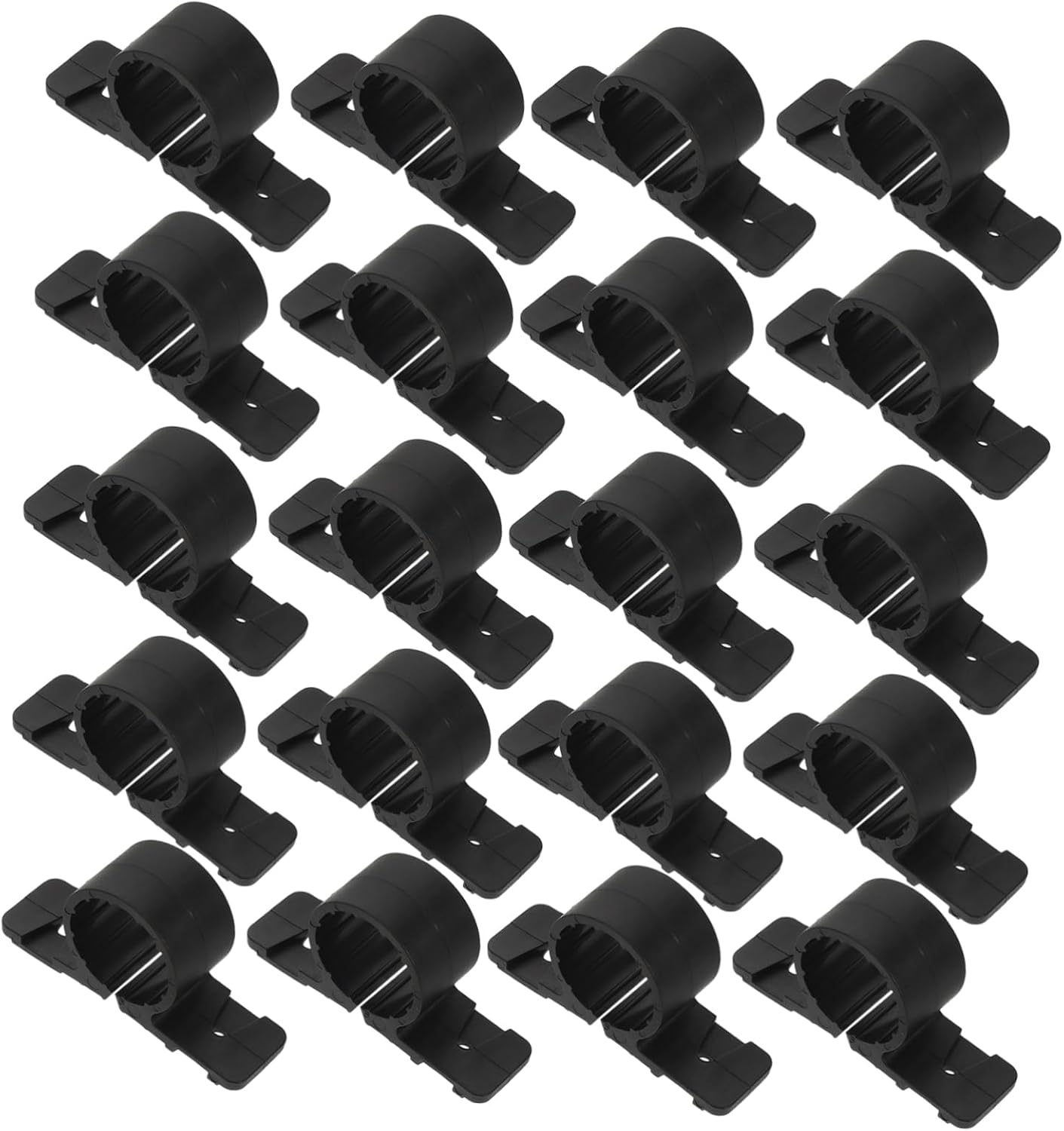 STOBOK 50pcs Heavy Duty Wall Pipe Support Clips Plastic Pex Pipe Support Bracket Ceiling Mounted for Piping