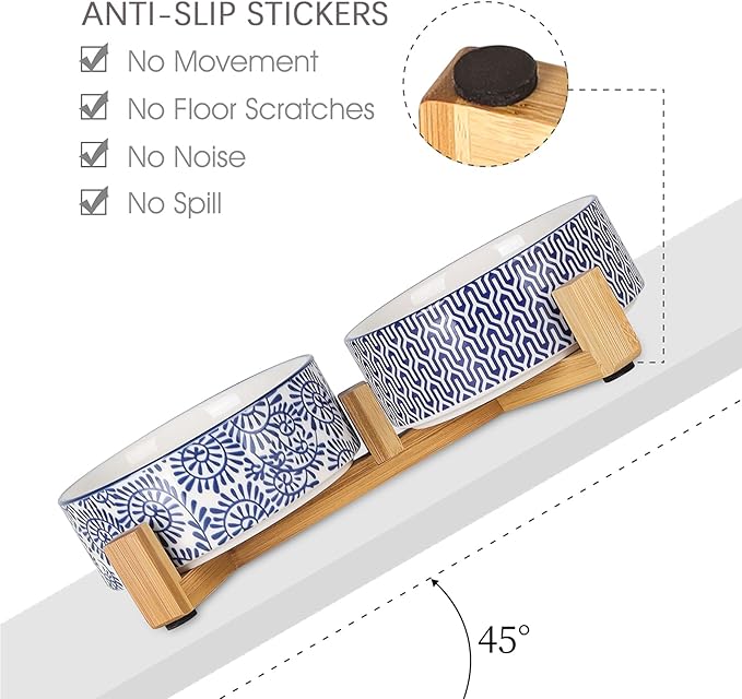 Comedero para Perro y Gato Cerámica 2 Unidades miniatura 3