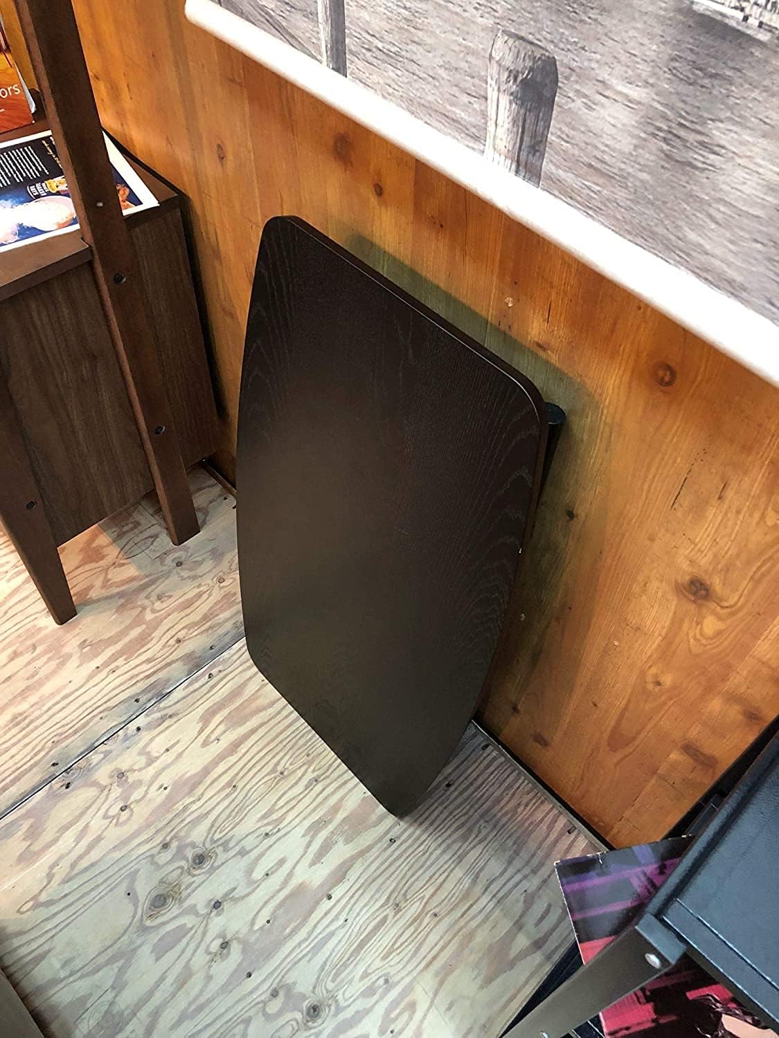 AZUMAYA Kotatsu Heater Folding Legs Table W36xD20xH14.5 Inches Natural Wooden Material Wooden Black Color Electric AC110/120-Voltage 400-Watt for USA and Canada Home Living Protoya OEM ELFI120BK