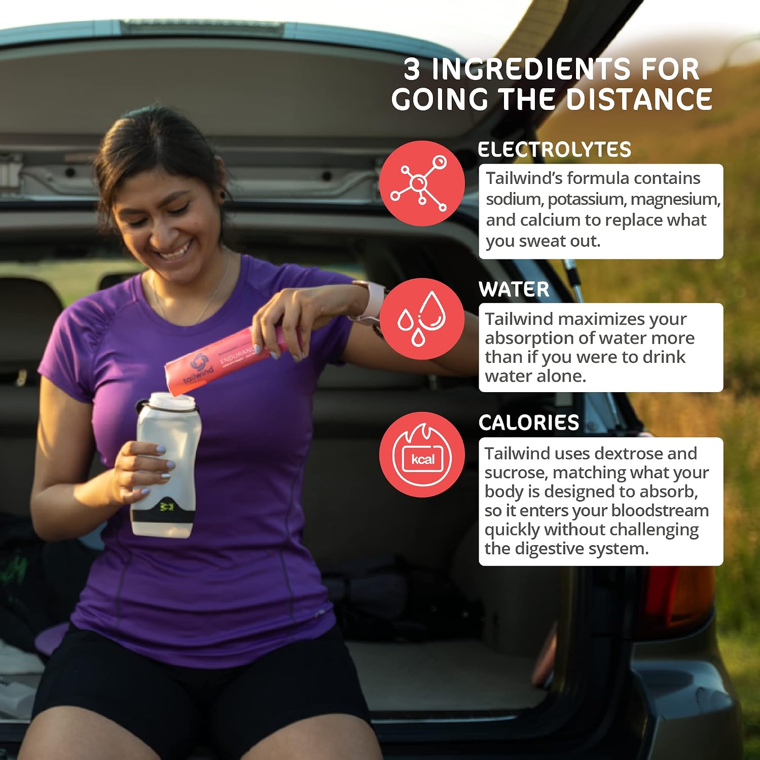 Tailwind Nutrition Endurance Fuel, Caffeine Drink Mix with Electrolytes, Non-GMO, Free of Soy, Dairy, and Gluten, Vegan Friendly, Raspberry Buzz, 30 Servings