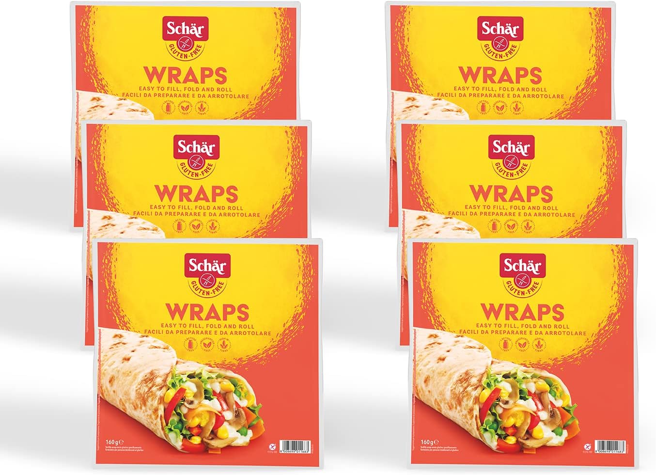 Schar Wraps sans gluten 160 g Amazon.fr Epicerie
