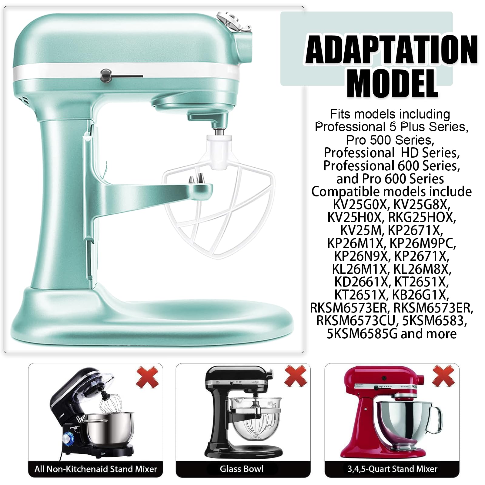 Amazon | KitchenAid (キッチンエイド) コーティングフラットビーター
