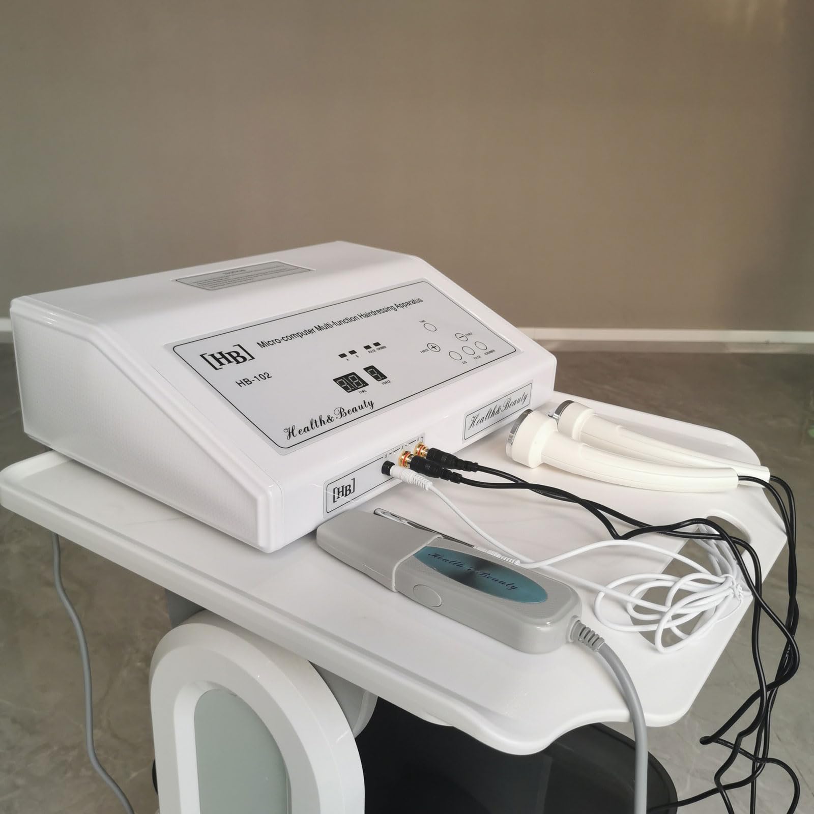 Espátula de Ultrasónico Facial Elimina Puntos Negros, Limpia en Profundidad y Levanta Dispositivo de Belleza con 2 Puntas para Mejorar la Absorción y Reducir Arrugas