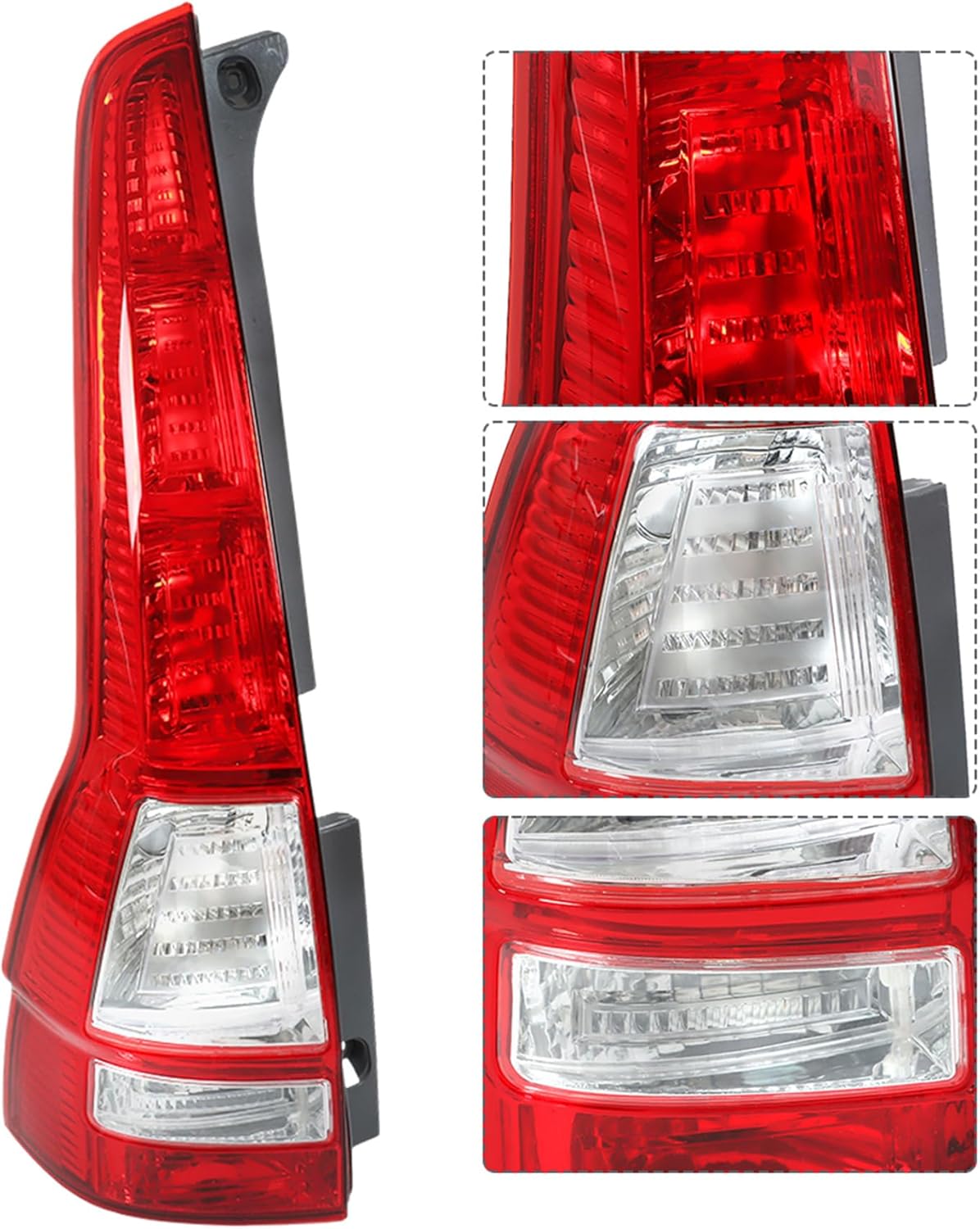 WFLNHB Left Outer Tail Light Replacement for CRV 2007-2011 Rear Brake Lamp 33551SWAA02 HO2800173