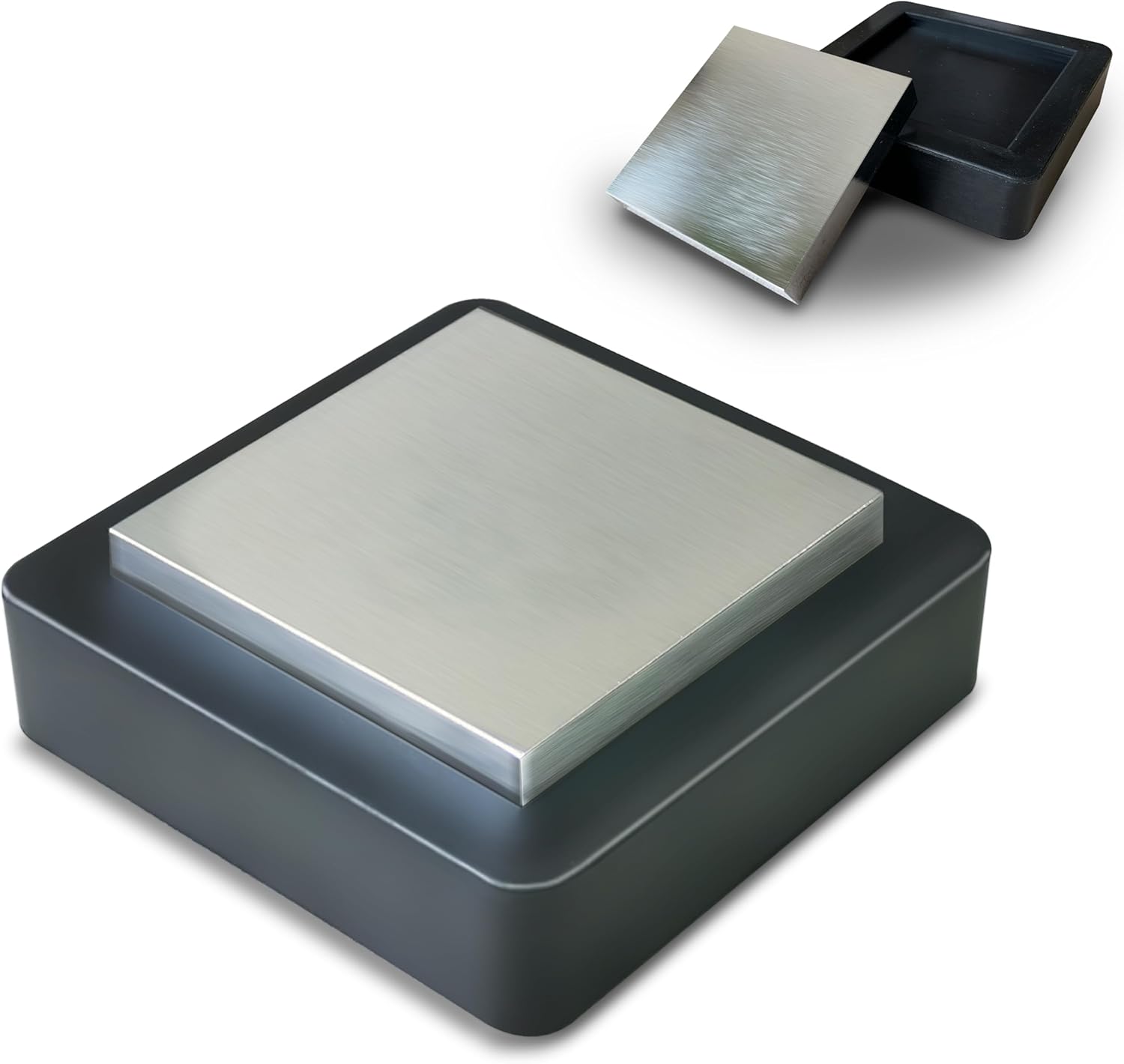 HimaPro 3″ Chrome-Plated Steel Bench Block Flat...